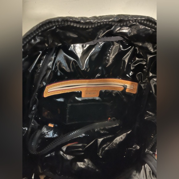 MZ Wallace Black Lacquer Metro Quilted Backpack - Picture 5 of 6